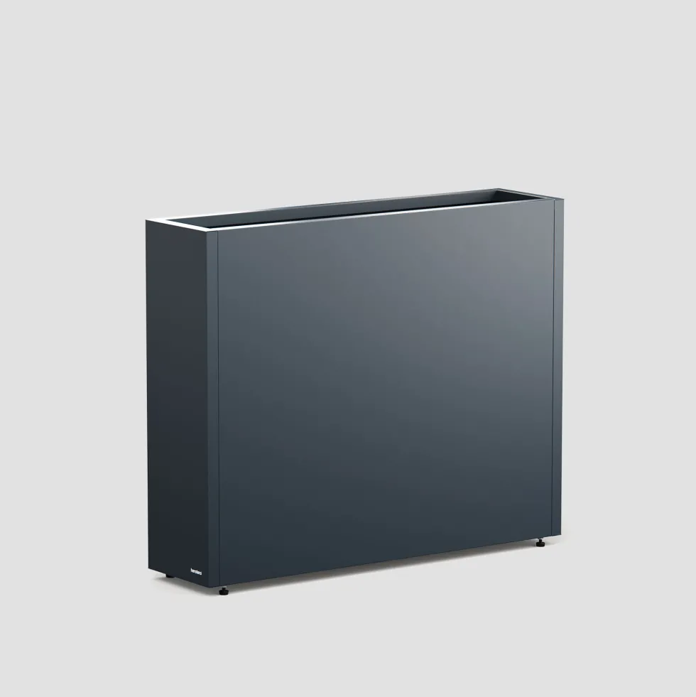 Herstera Metal Planter - Jardinera DIVIDER antracita