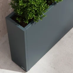 Herstera Metal Planter - Jardinera DIVIDER antracita
