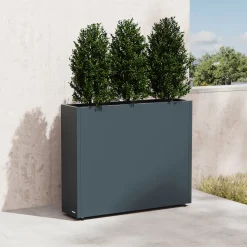 Herstera Metal Planter - Jardinera DIVIDER antracita
