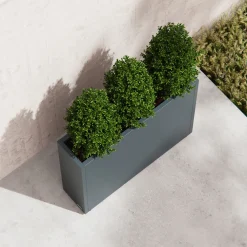 Herstera Metal Planter - Jardinera DIVIDER antracita