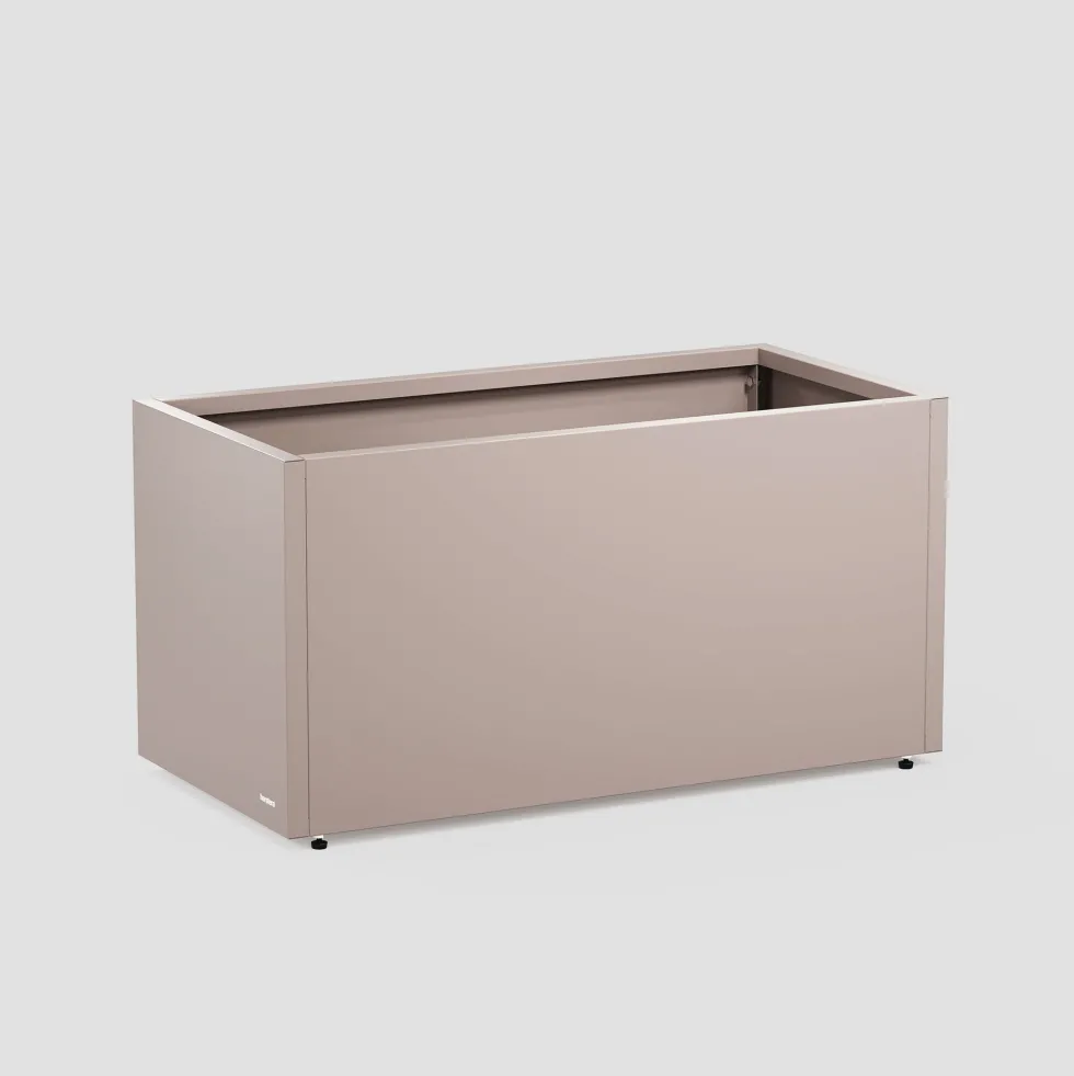 Herstera Metal Planter - Jardinera METAL PLANTER 50 taupe oscuro
