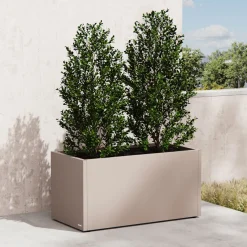 Herstera Metal Planter - Jardinera METAL PLANTER 50 taupe oscuro