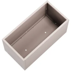 Herstera Metal Planter - Jardinera METAL PLANTER 50 taupe oscuro