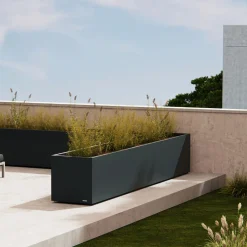 Herstera Metal Planter - Jardinera METAL PLANTER 50 antracita
