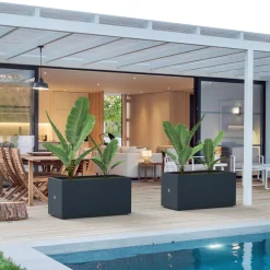 Herstera Metal Planter - Jardinera METAL PLANTER 50 antracita