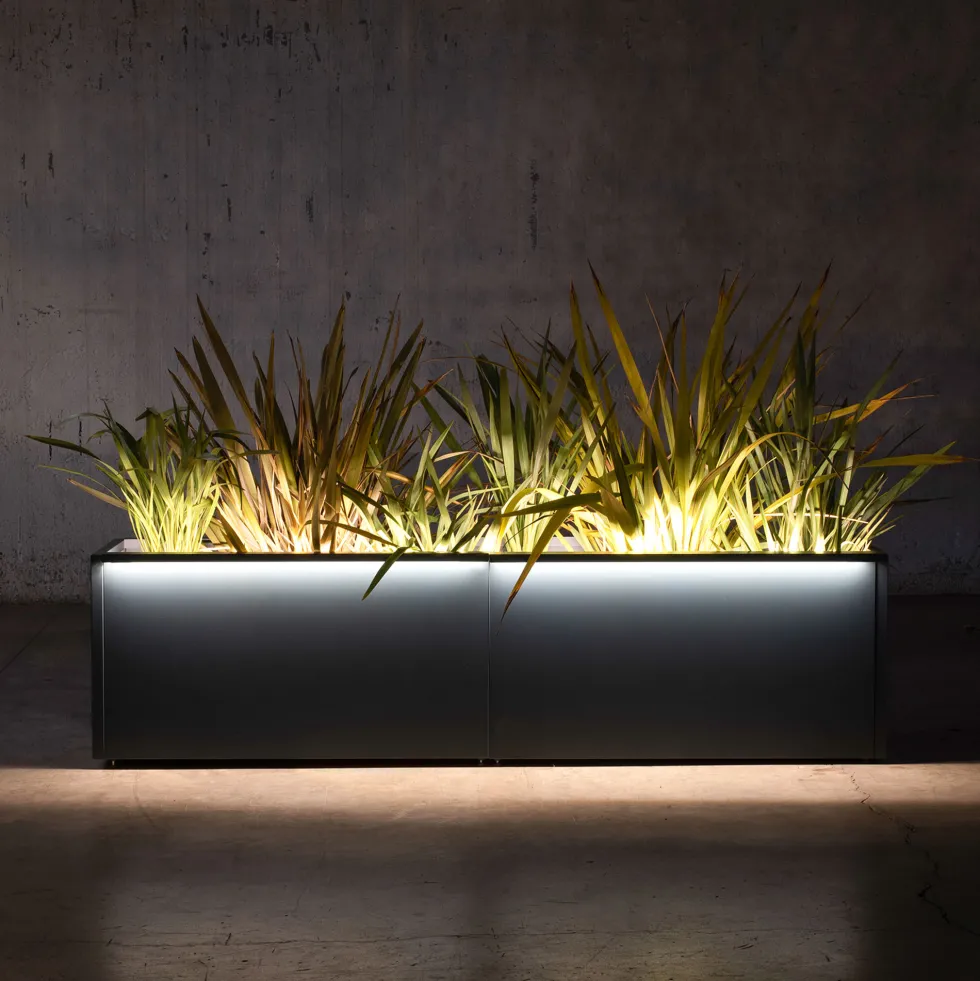 Herstera Metal Planter - Jardinera METAL PLANTER 50 antracita