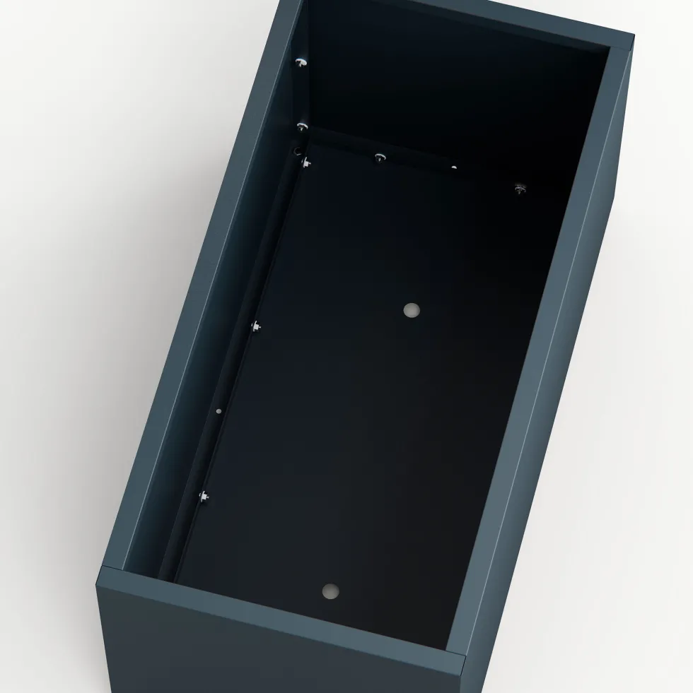 Herstera Metal Planter - Jardinera METAL PLANTER 50 antracita