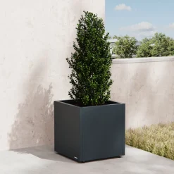 Herstera Metal Planter - Jardinera CUBE antracita