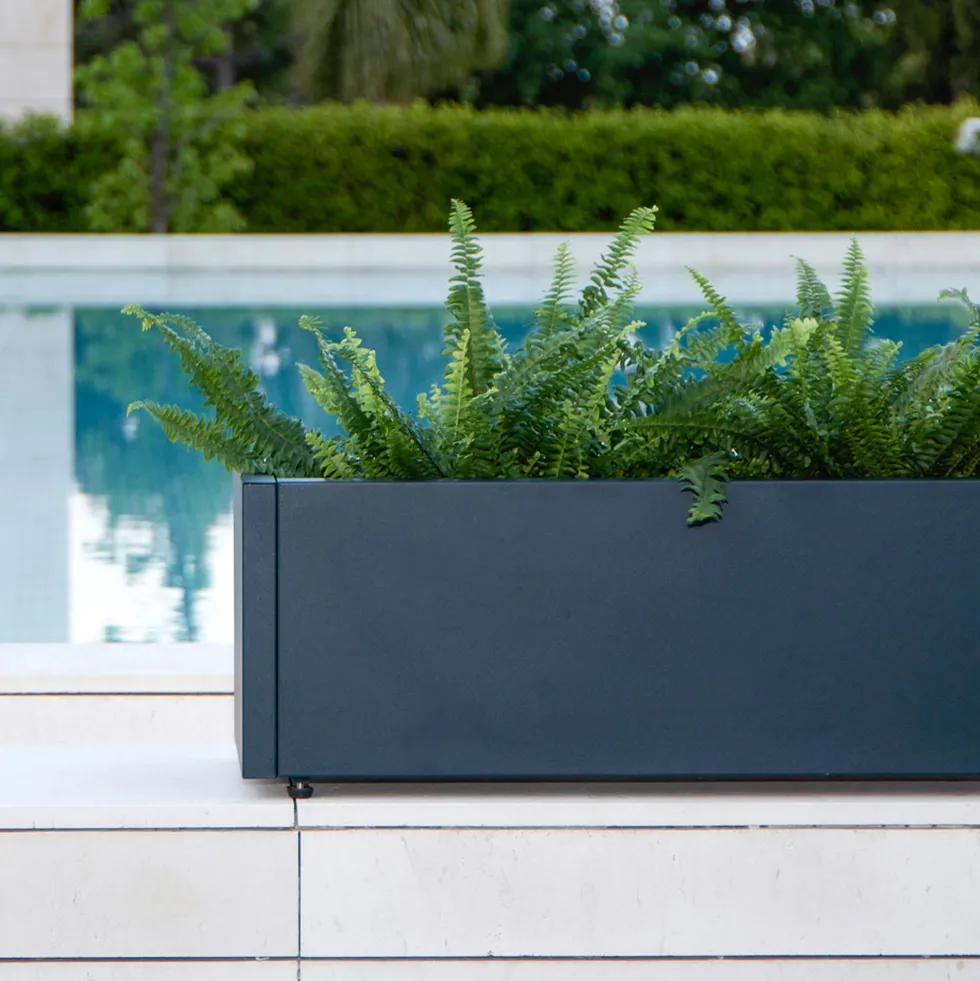 Herstera Metal Planter - Jardinera BALCONY antracita