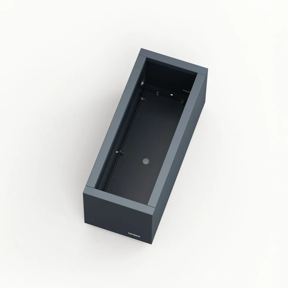 Herstera Metal Planter - Jardinera BALCONY antracita