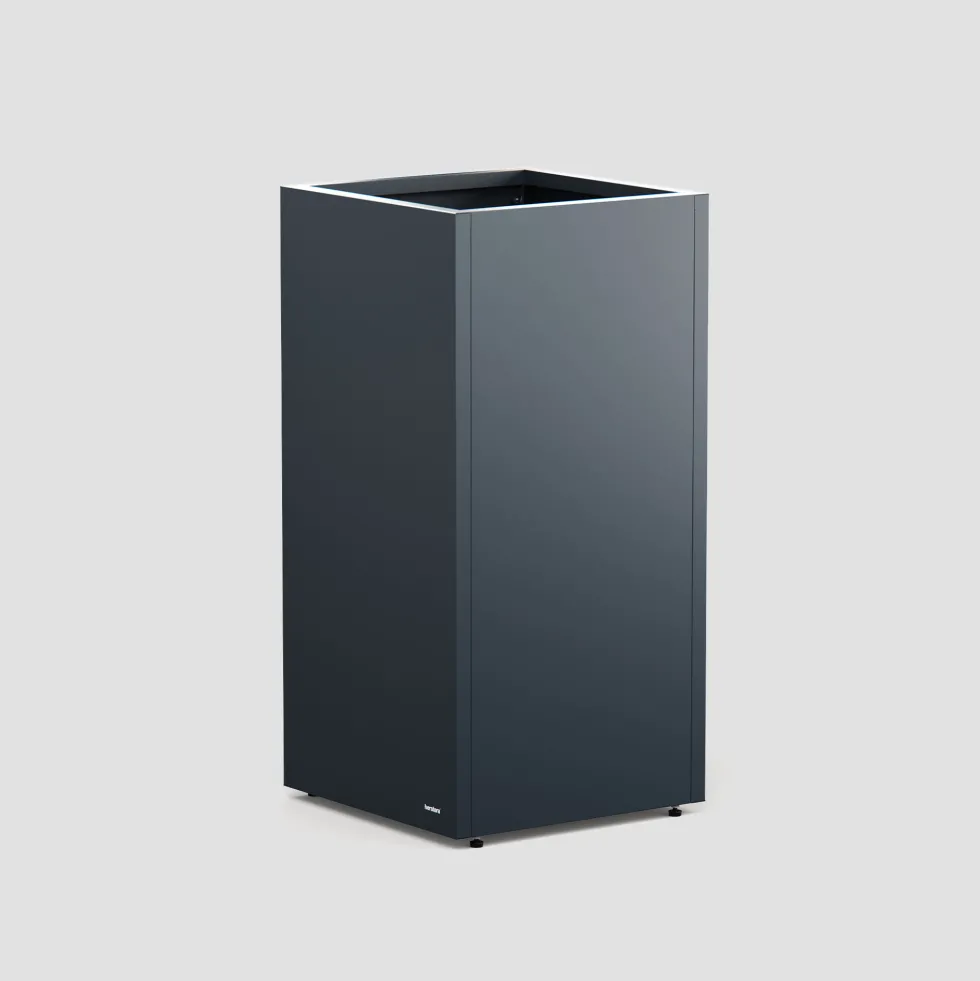 Herstera Metal Planter - Jardinera COLUMN antracita