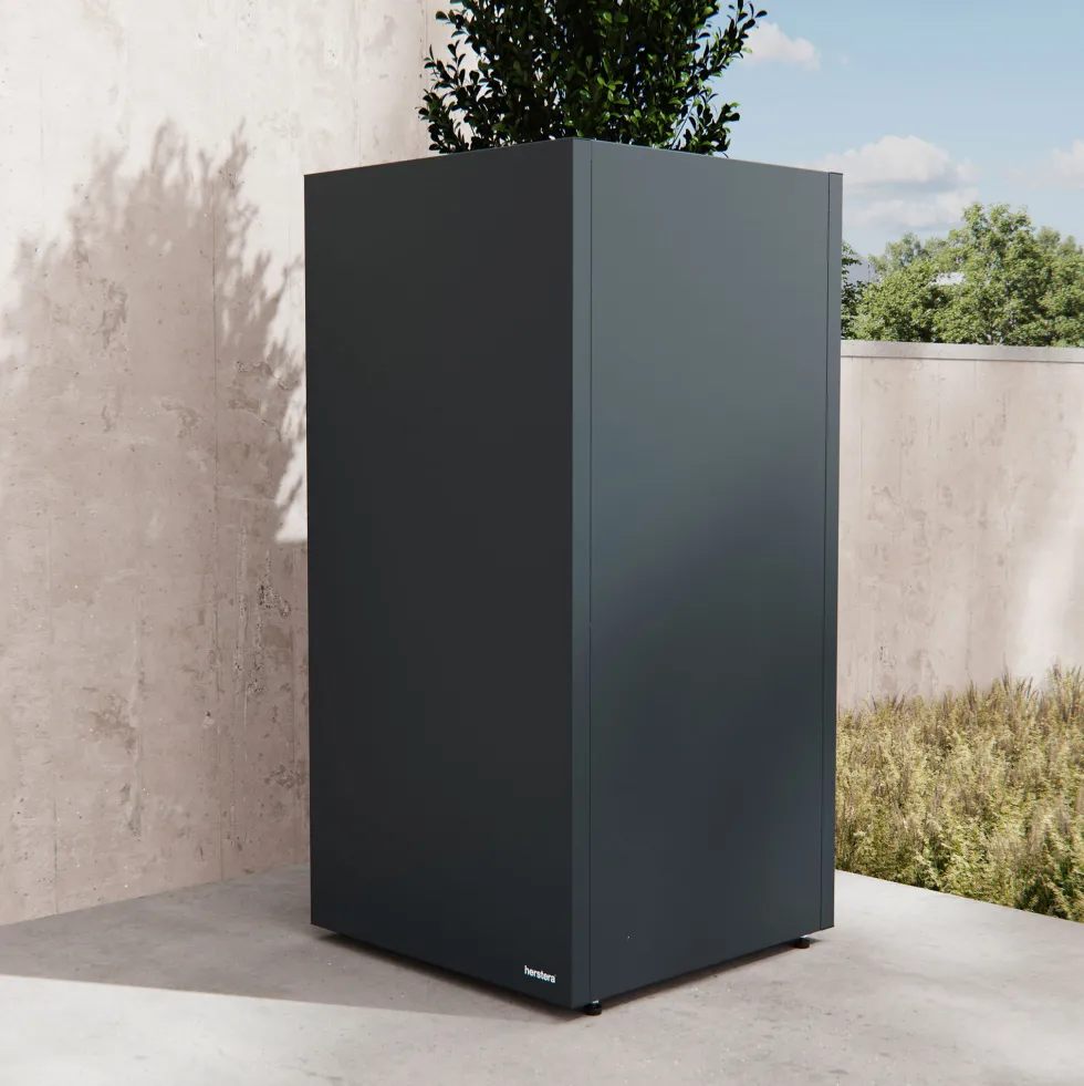Herstera Metal Planter - Jardinera COLUMN antracita