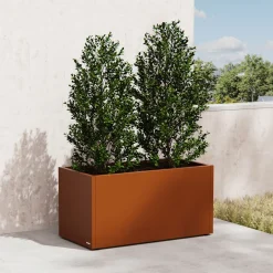Herstera Metal Planter - Jardinera METAL PLANTER 50 antique rust