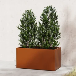 Herstera Metal Planter - Jardinera METAL PLANTER 50 antique rust