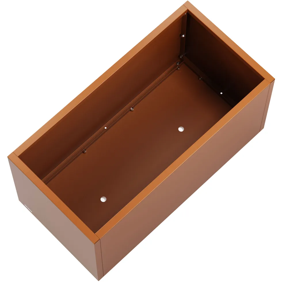 Herstera Metal Planter - Jardinera METAL PLANTER 50 antique rust