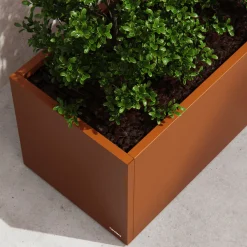 Herstera Metal Planter - Jardinera METAL PLANTER 50 antique rust