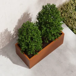 Herstera Metal Planter - Jardinera METAL PLANTER 50 antique rust