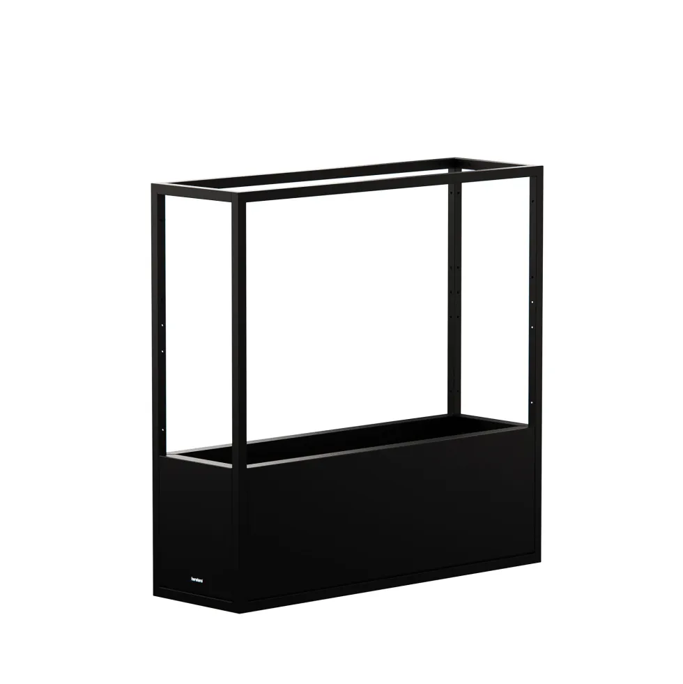 Herstera Metal Planter - Jardinera HUB negro