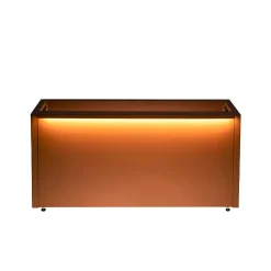 Herstera Metal Planter - Leds (soporte) antique rust