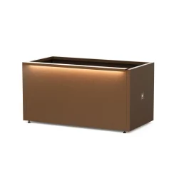 Herstera Metal Planter - Leds (soporte) antique rust