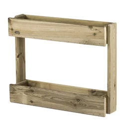 Huerto vertical de madera