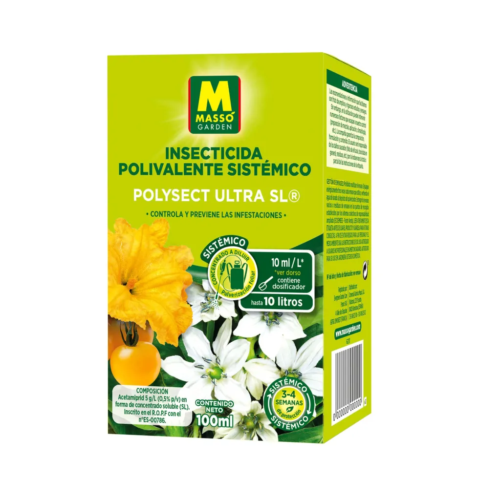 Insecticida Polivalente Sistémico Concentrado 100ml Massó
