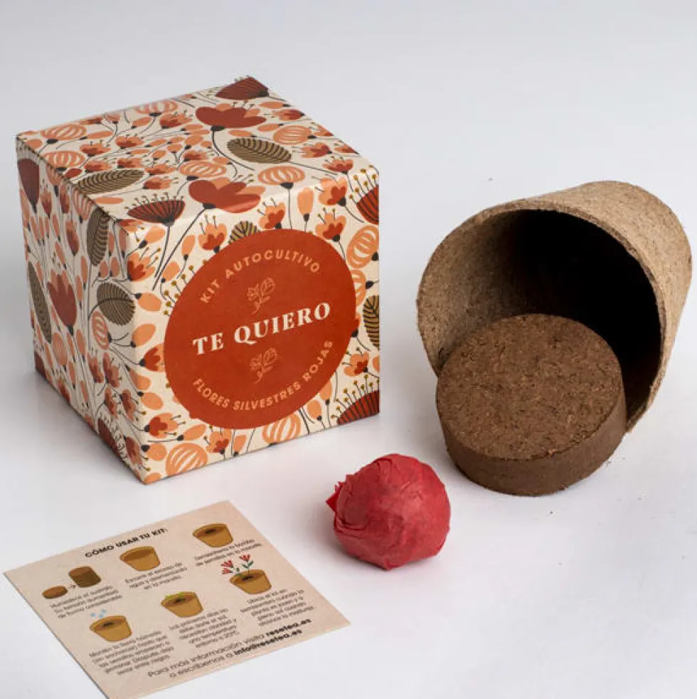 Kit Autocultivo Díselo con Flores (Te quiero) Resetea
