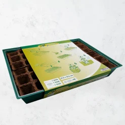 Kit bandeja 48 semilleros turba