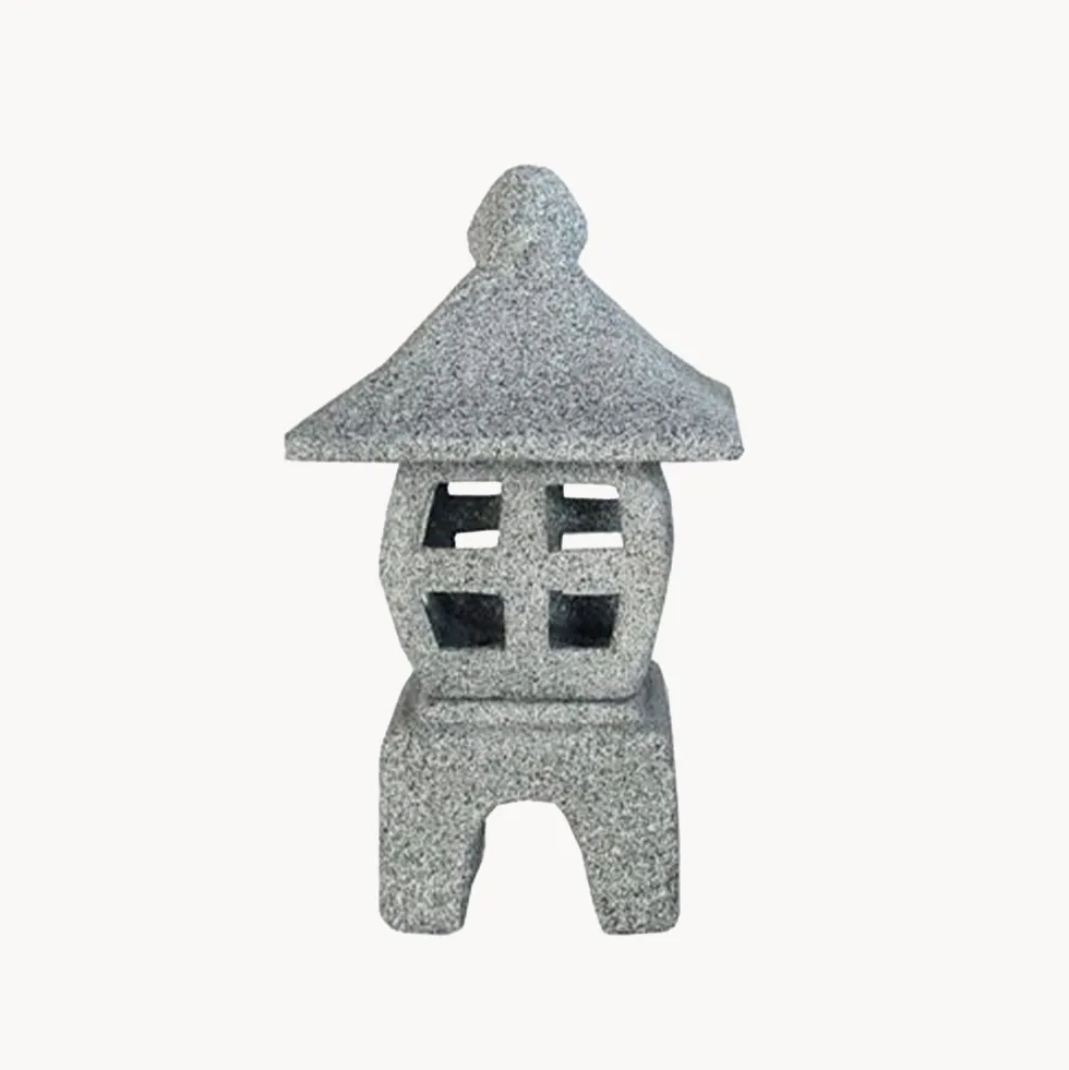 Linterna japonesa de cerámica para bonsái