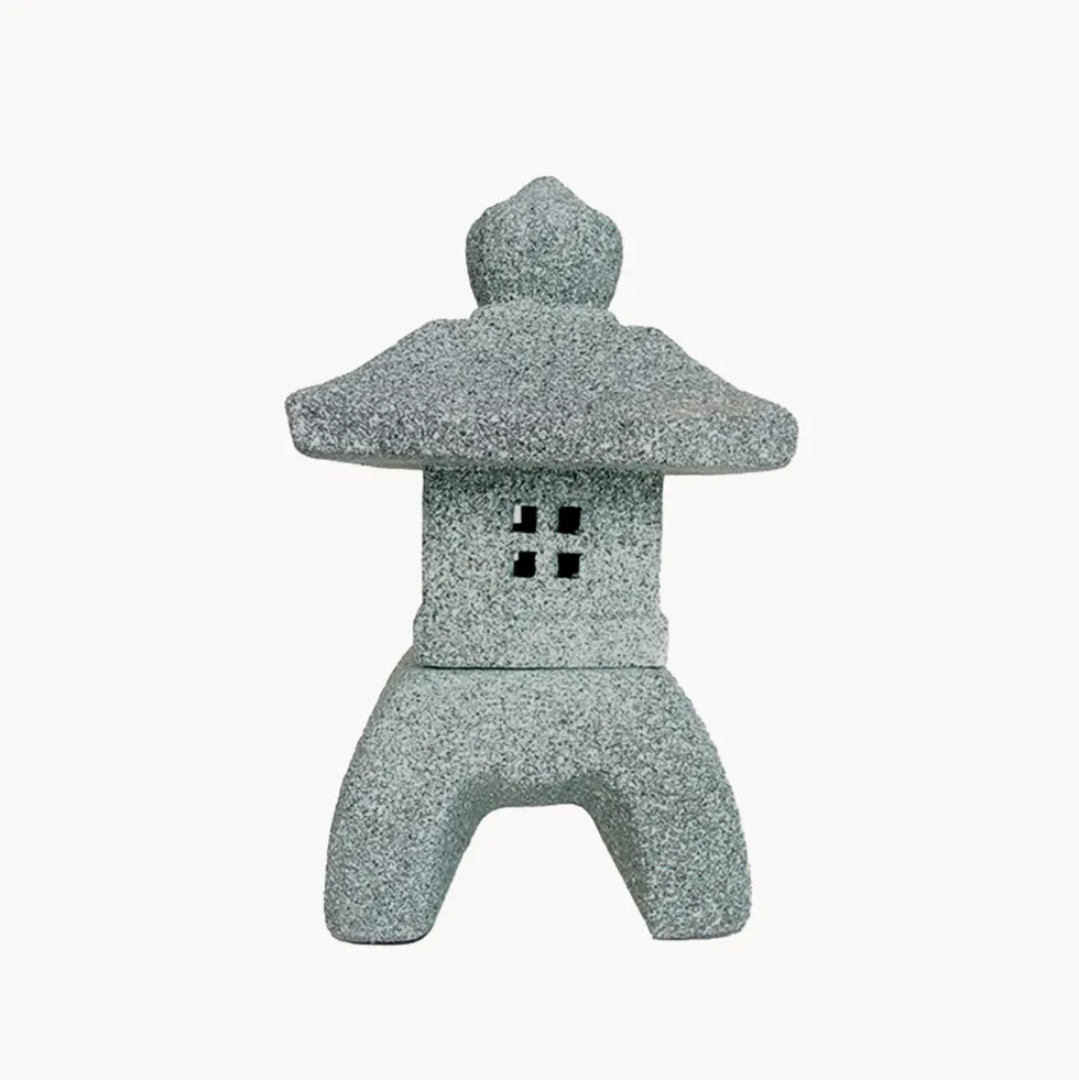 Linterna japonesa de cerámica para bonsái