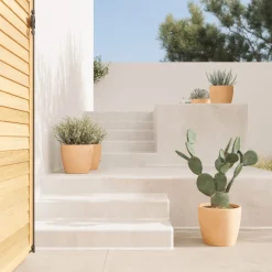Maceta de barro Artevasi beige Emilia cuenco