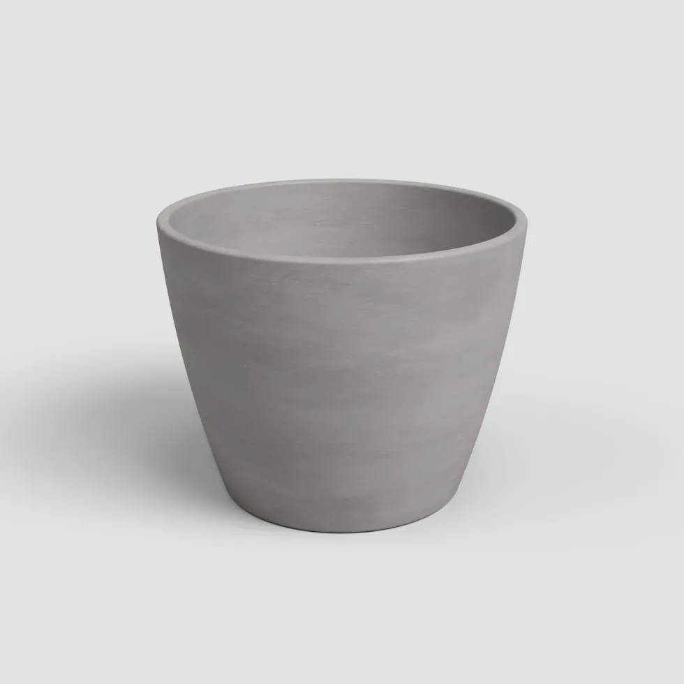 Maceta de barro Artevasi gris Emilia cuenco