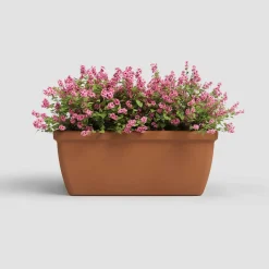 Maceta de barro Artevasi terracota Siza jardinera