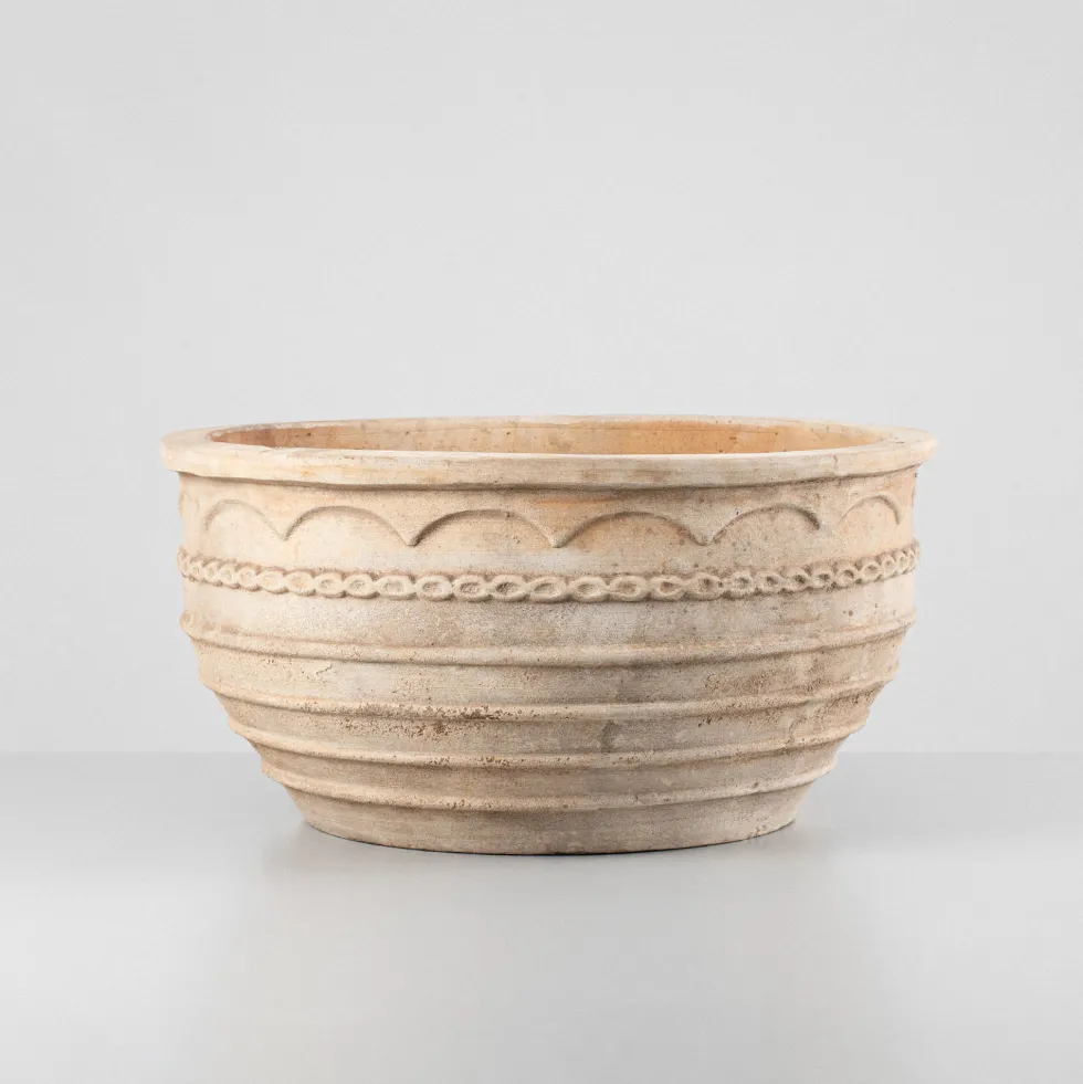 Maceta de Barro Delta Bowl Antic Terracota - Herstera