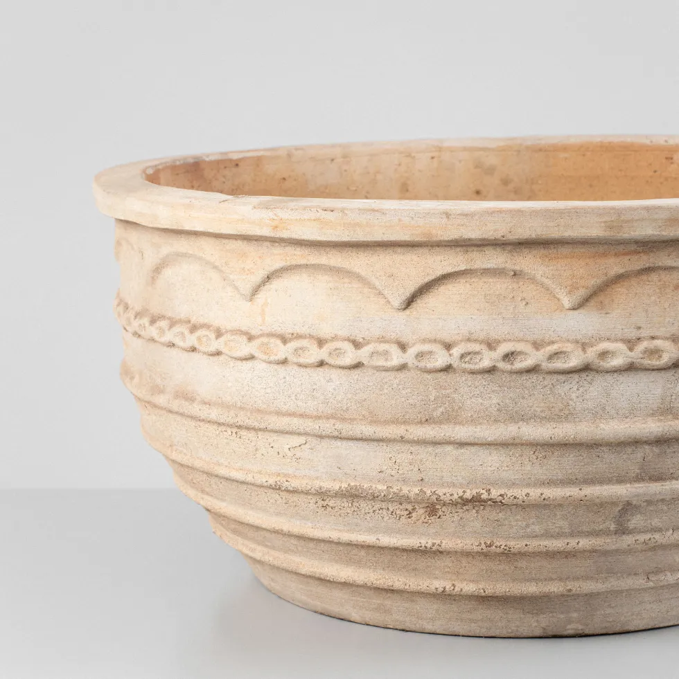 Maceta de Barro Delta Bowl Antic Terracota - Herstera