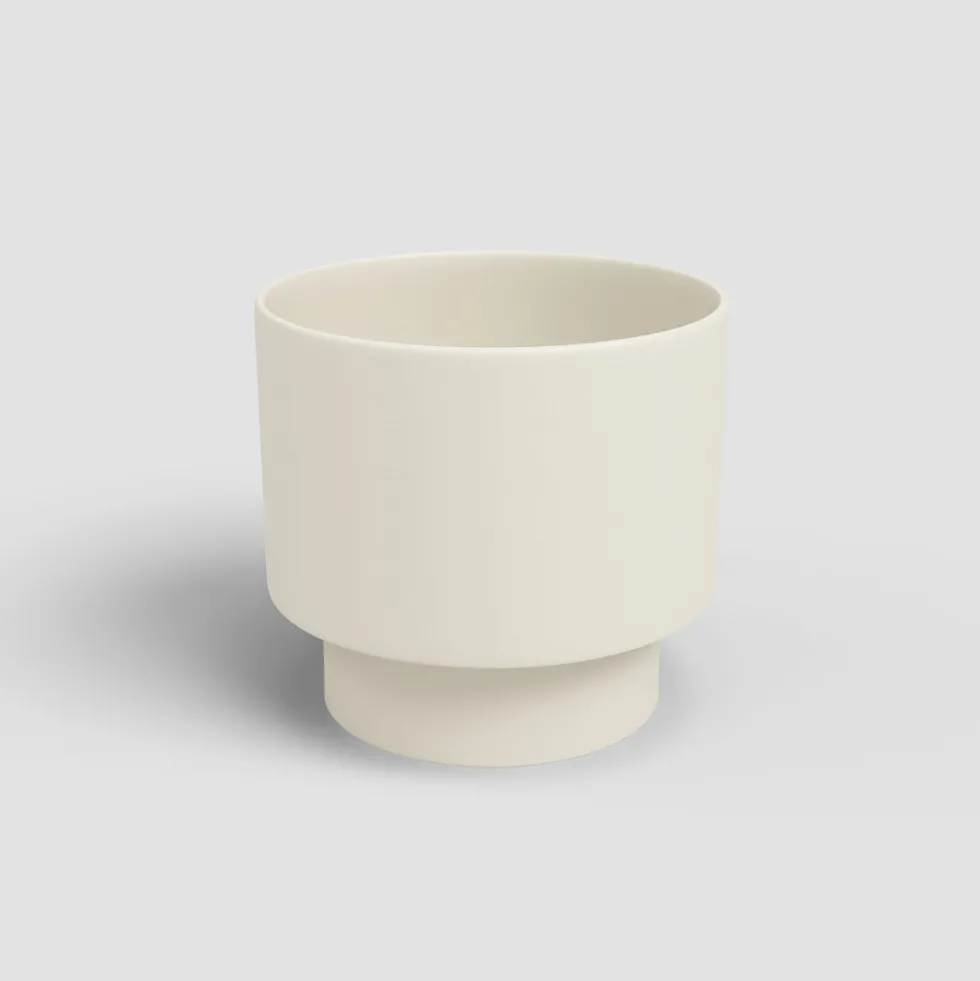 Maceta de Interior Artevasi Nysa crema mate