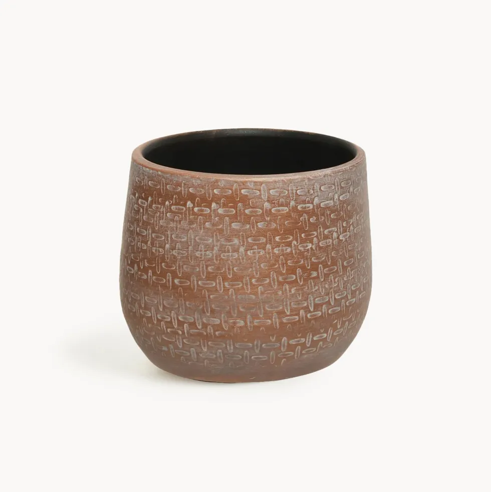 Maceta de Interior Decoris Margarita terracota