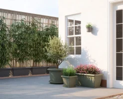 Maceta de plástico Artevasi bronce Venezia jardinera