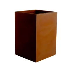 Maceta de Resina Fang Bronce Cubo Alto - Vondom