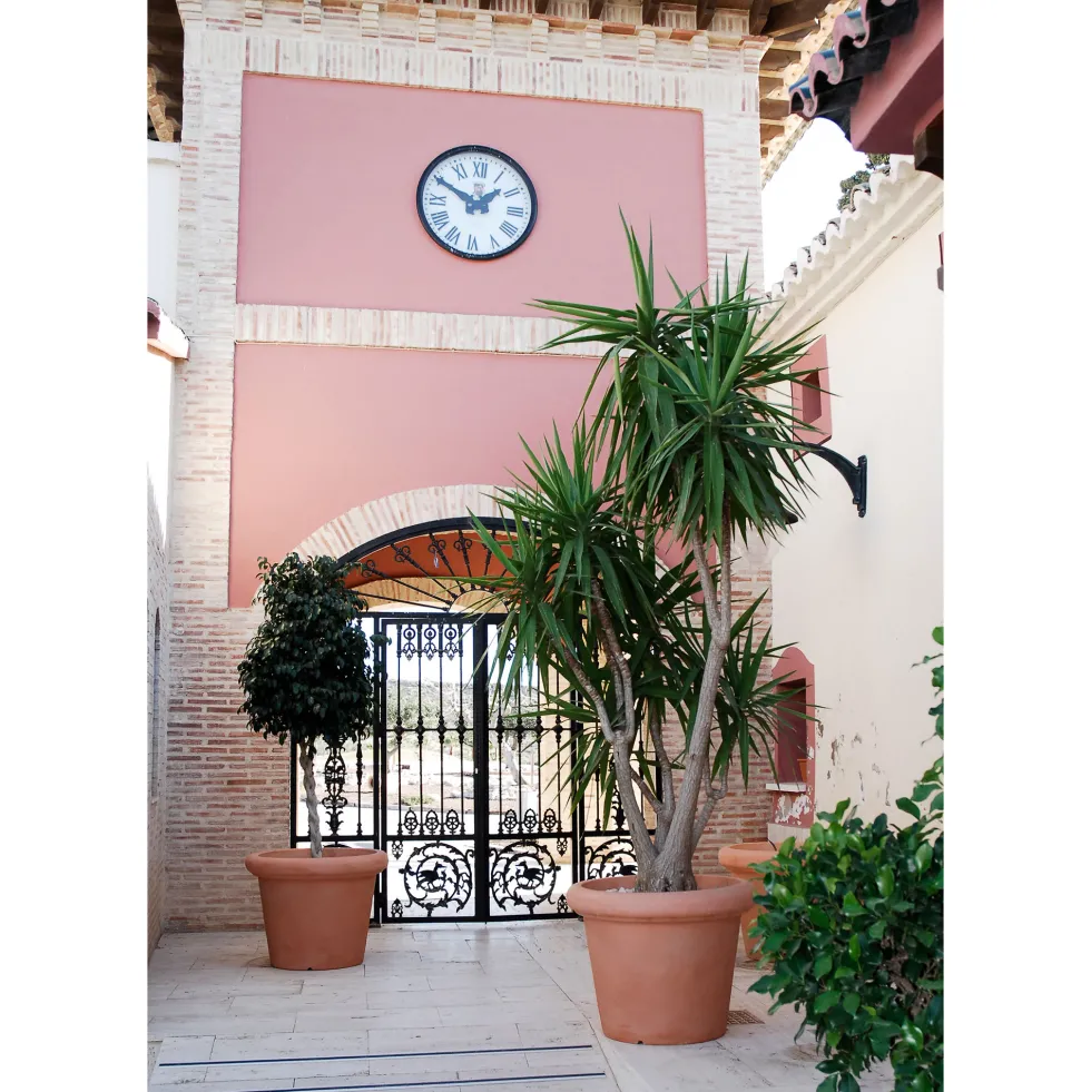 Maceta de Resina Rústica "Rosa" Terracota - New Garden