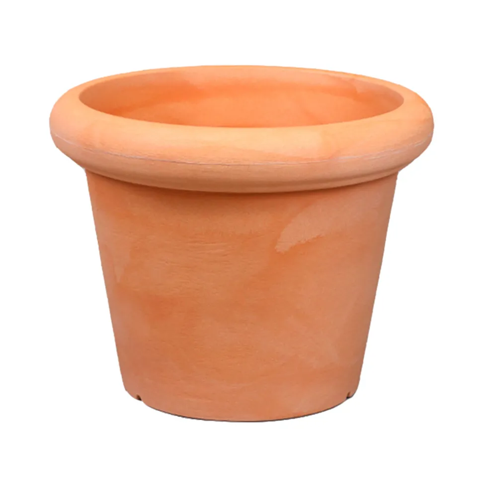 Maceta de Resina Rústica "Rosa" Terracota - New Garden