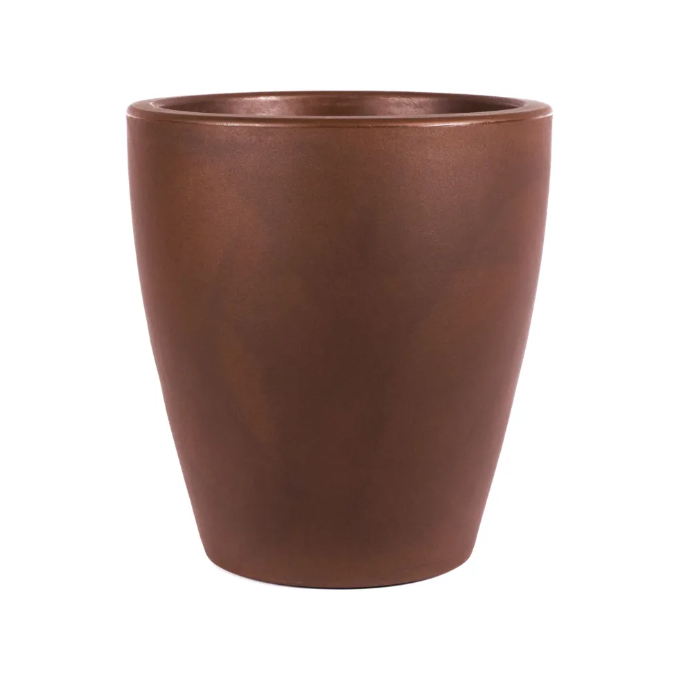 Maceta de Resina Violeta Bronce - New Garden