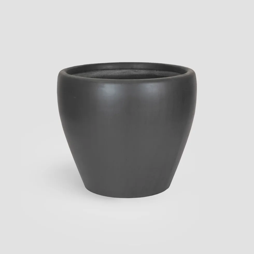 Maceta Discom Memphis grafito (Campana)