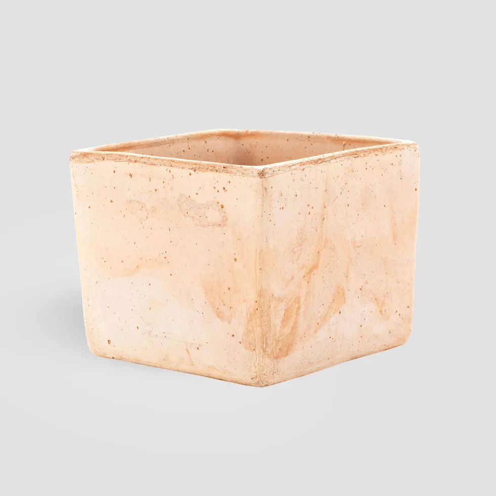 Maceta Discom Toscana siena (Cubo)