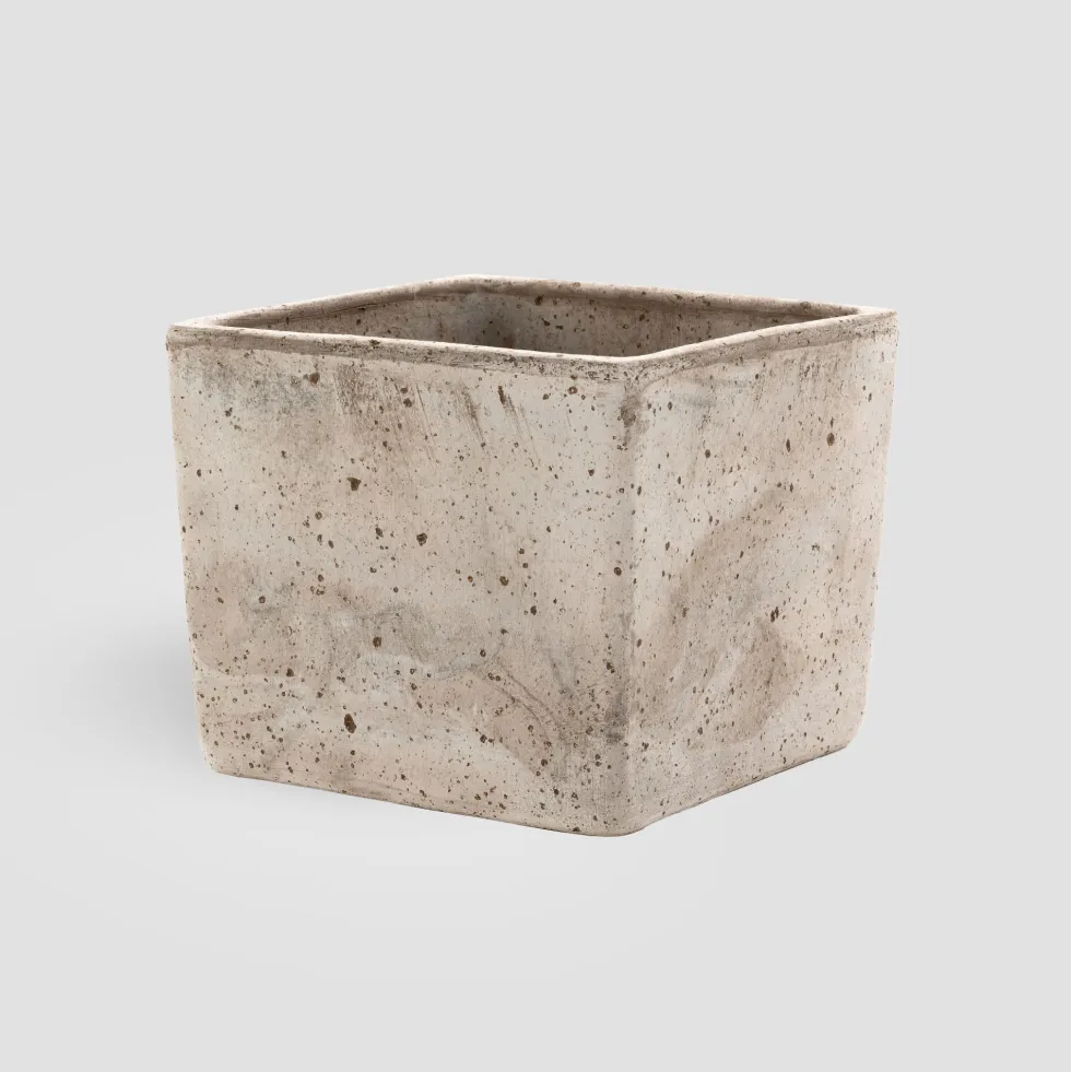 Maceta Discom Toscana vulcano (Cubo)