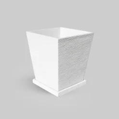 Maceta Framusa de gres Smart blanca