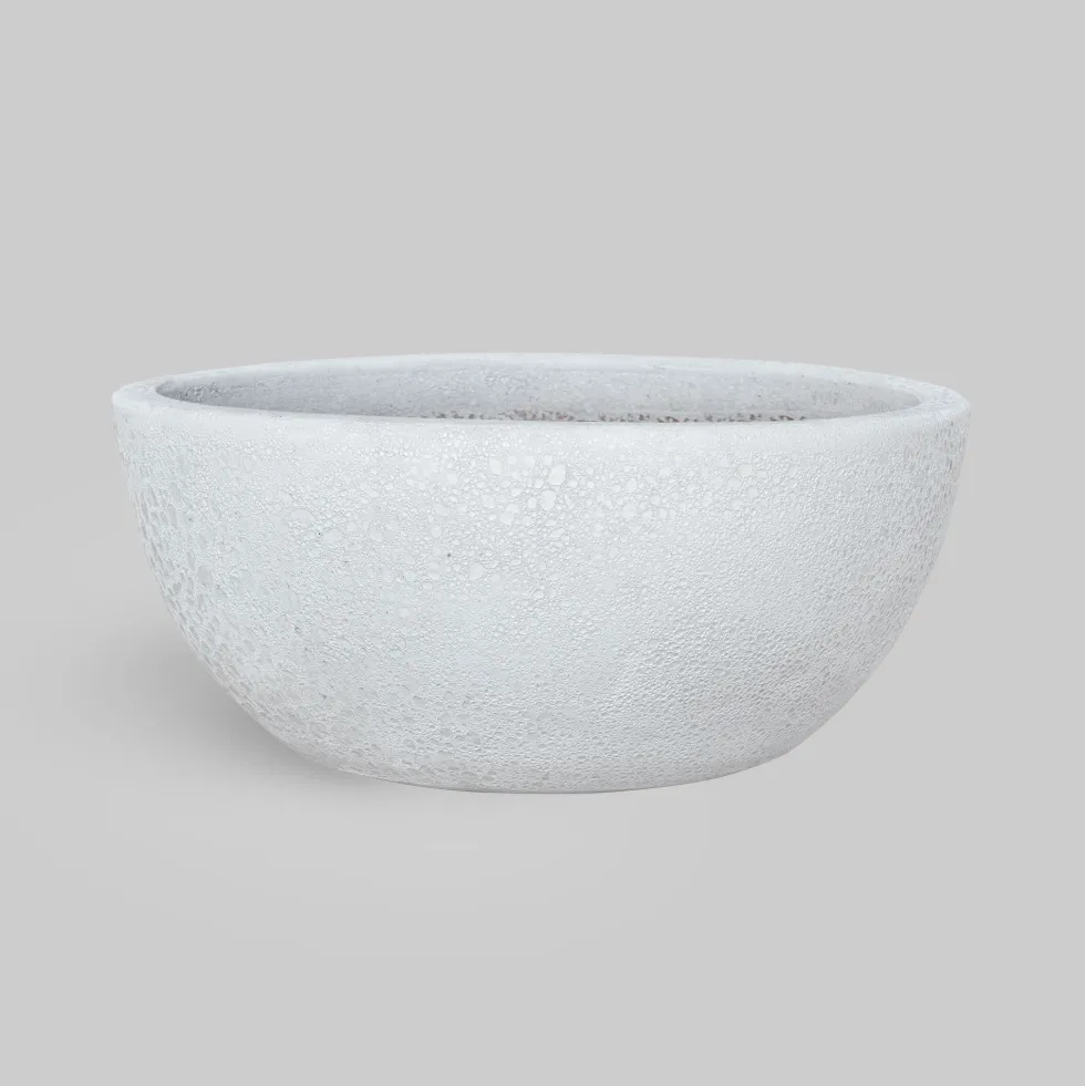 Maceta Fronda Angkor blanco (Bowl)