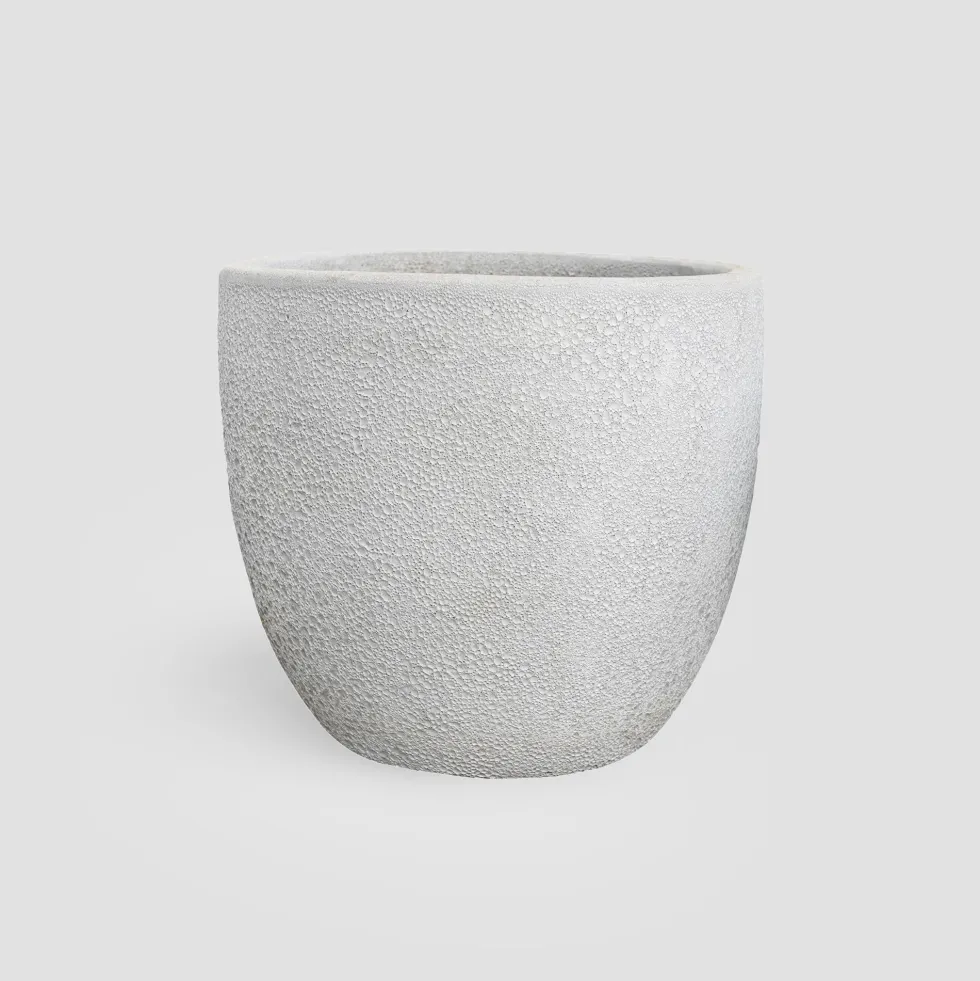 Maceta Fronda Angkor blanco (Campana)
