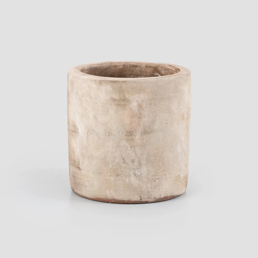 Maceta Fronda Antique Cilindro Sifo