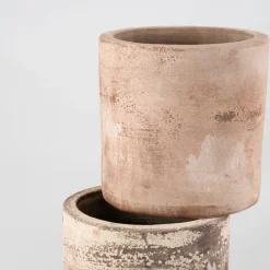 Maceta Fronda Antique Cilindro Sifo
